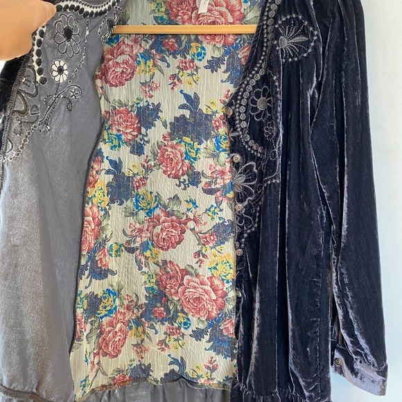 Gypsy Junkies for Free People Velvet Boho Tunic - Picture 10 of 10